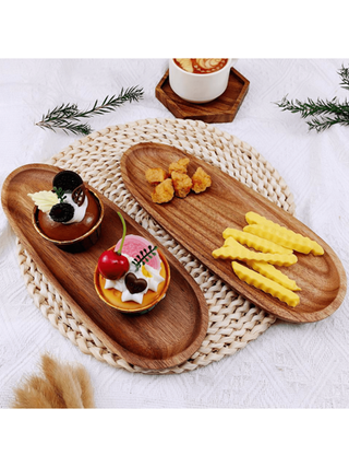 1 طبق خشبي, حامل شموع, ديكور منزلي, طبق تقديم خشبي, لطاولة الكوفي, طبق زخرفي خشبي صغير، أفضل هدايا لأعياد الميلاد، أطباق، اكسسوارات المطبخ، ديكور المطبخ، أطباق الفاكهة، ديكور الأطباق