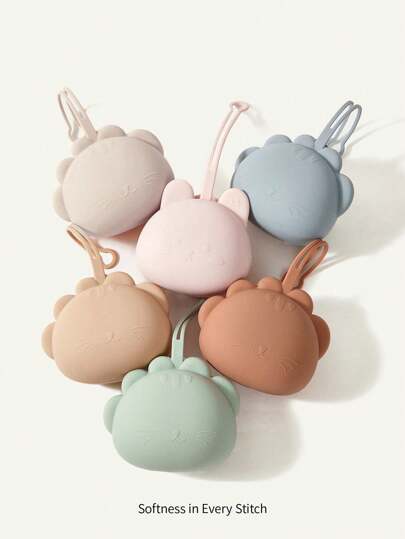 Cozy Pixies غلاف محمول مقاوم للغبار & مضاد للسقوط سيليكون لهّاية قطعة واحدة