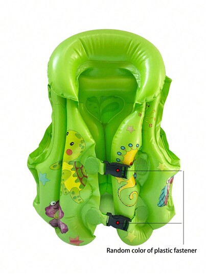 سترة سباحة رائعة ب حجم صغير: 43 * 43 سم وحجم متوسط: 48 * 46 سم وحجم كبير: 55 * 53 سم 3 ألوان زرقاء وبرتقالية وزهرية سترات سباحة رائعة ذات طابع كرتوني للمساعدة على الطفو المحمولة قابلة للنفخ للسباحة والغطس وركوب القوارب وغيرها من الأنشطة المائية ذات التأثي