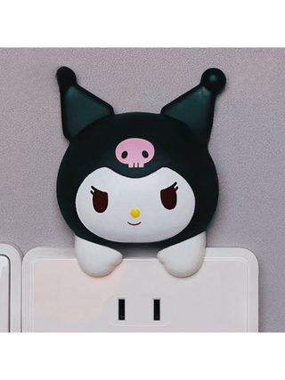 Sanrio 1/3 قطع ملصقات ديكور كورومي وميلودي وهلو كيتي للغرفة والمنزل والمدخل، مزين للأجواء، ديكور حائطي، ديكور المنزل والغرف، لاصق قابل للإزالة