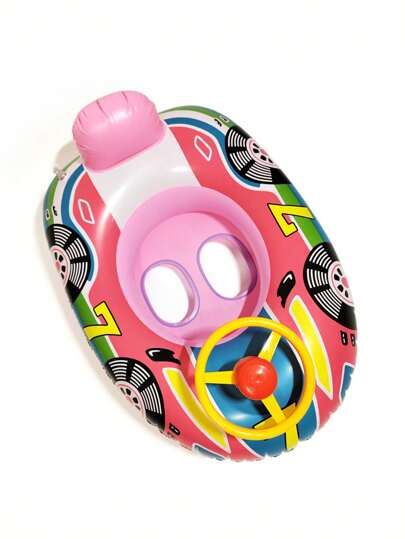 قطعة واحدة طوق سباحة منفوخ بتصميم كرتوني