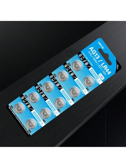 بطارية زر AG13 LR44 1.55V LR 44 L1154 RW82 SR1154 SP76 Pila SR44 A76 LR1154 GP7 خلية عملة للساعات والألعاب والأجهزة عن بعد