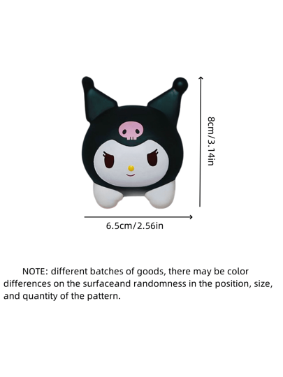 Sanrio 1/3 قطع ملصقات ديكور كورومي وميلودي وهلو كيتي للغرفة والمنزل والمدخل، مزين للأجواء، ديكور حائطي، ديكور المنزل والغرف، لاصق قابل للإزالة