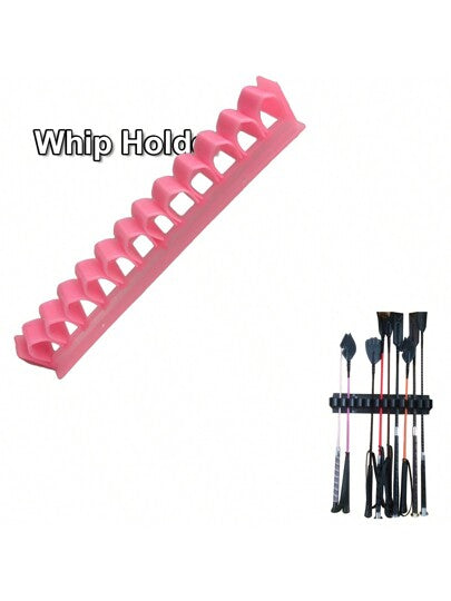 رف تخزين المساعدات و السوط لتجهيزات الفروسية للبالغين، حامل سوط قطعة واحدة