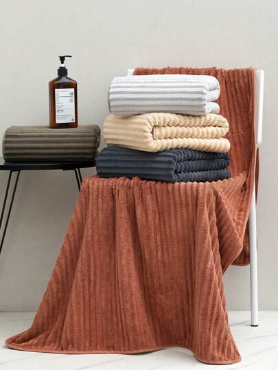 قطعة واحدة من المنشفة المستطيلة الكبيرة المصنوعة من البوليستر، مقاس 90 * 170 سم أو المنشفة اليدوية الصغيرة 34 * 75 سم ، ماصة ، سريعة الجفاف ، ناعمة ، مناسبة للحمام والسفر والهدايا والنادي الصحي والشاطئ والفندق والصالون والخارجية ، للجنسين ، لجميع المواسم