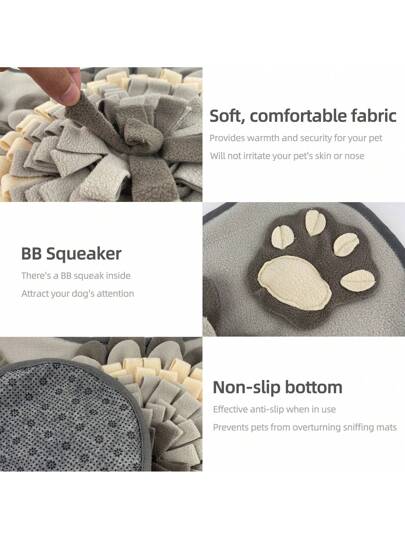 بطانية تدريب الحيوانات الأليفة للاستخدام داخل المنزل، بطانية تدريب الكلاب والقطط لإخفاء الطعام، بطانية بطيئة المغذية