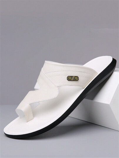 صنادل رجالية كبيرة الحجم لصيف 2024، شبشب مقاوم للانزلاق في الهواء الطلق، فليب فلوب عادي بنعل ناعم للشاطئ