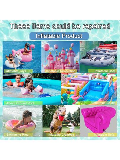 1 لفة طقم إصلاح قطع مرقد هوائي عالي الجودة، لفة 2.75بوصة * 3.3 قدم قطع مقاومة للماء مصنوعة من البولي يوريثان الحراري لإصلاح المراقد الهوائية والعوامات والقفزات المنزلية والخيام والقماش والمظلات وأسرة الهواء والألعاب النفاخة