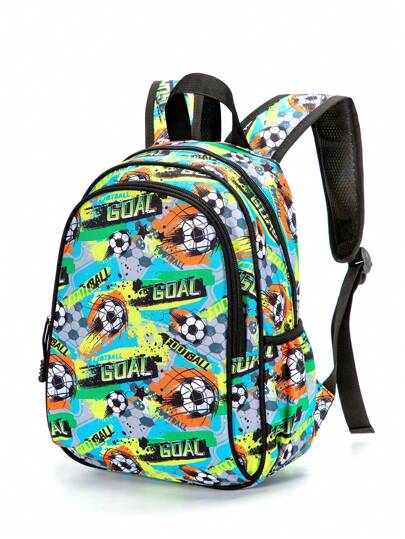 1 حقيبة ظهر قماش بوليستر للأطفال والجنسين، بطبعة ديناصور، مزودة بسحاب إغلاق، ظهر مبطن وأشرطة كتف قابلة للتعديل، بتصميم بسيط وأنيق ومتعدد الاستخدامات، مناسبة لأطفال ما قبل المدرسة من سن 1-3 سنوات، لاستخدامات يومية وأنشطة خارجية