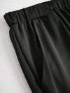 SHEIN طقم مكون من قطعتين بلون سادة وكتف مائل يومي بمقاس كبير للنساء