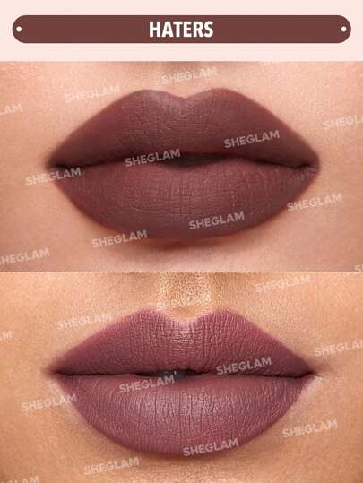 SHEGLAM أحمر شفاه سائل مطفي جذاب-أحمر شفاه طويل الأمد عالي الصبغة من هيترز-زيت عباد الشمس المغذي-يقلل من الخطوط الدقيقة على الشفاه-العناية بالشفاه-مكياج الشفاه-أحمر شفاه سائل لحفلات في عيد الأب التخرج عيد الميلاد العطلة الربيع الصيف Y2K فاخر أزياء...