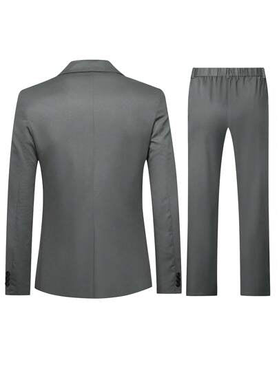 Manfinity Mode طقم بدلة يومي بسيط وأنيق للرجال