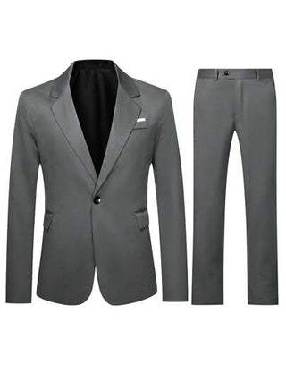 Manfinity Mode طقم بدلة يومي بسيط وأنيق للرجال