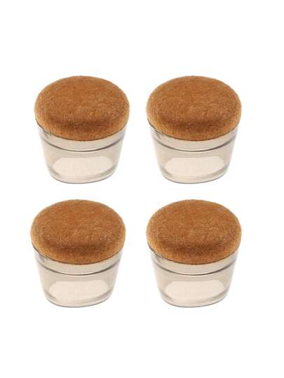 أثاث مكتبي أغطية سيليكون للأرجل للطاولات والكراسي 4 قطع للمنزل، عبارة عن وسادات شفافة مانعة للانزلاق ومقاومة للتآكل لأرجل الطاولة أو الكرسي