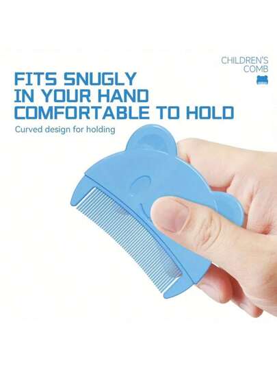 قطعتان/قطعة واحدة مشط للطفل: إزالة الطفح ، شعر الجنين ، قشرة الرأس والمزيد - نظيف وراحة لمولودك الجديد!