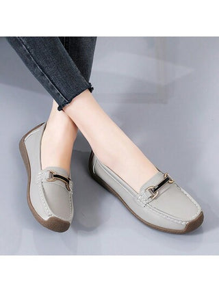 حذاء بدون كعب نسائي جديد مضاد للانزلاق بنعل ناعم، حذاء مسطح مريح ودائم للأمهات