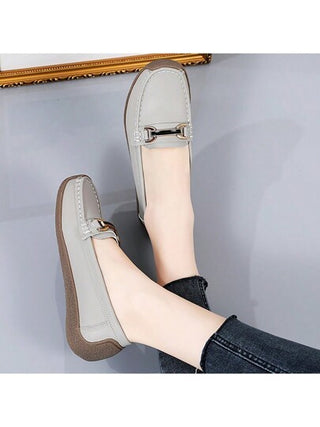 حذاء بدون كعب نسائي جديد مضاد للانزلاق بنعل ناعم، حذاء مسطح مريح ودائم للأمهات