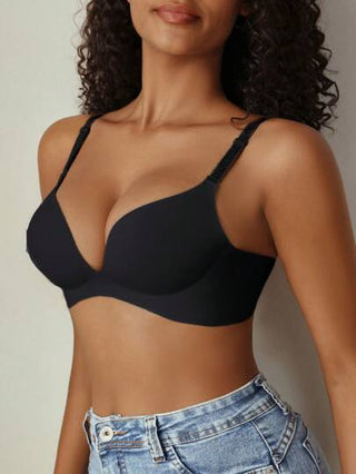 Shein Underwear&Sleepwear Basics حمالة صدر نسائية بلون سادة بسيطة للارتداء اليومي