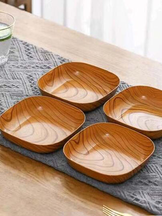 10 قطعة صينية بلاستيك صلبة عالية الجودة، طبق شفاف لتقديم الفاكهة والسلطات، صحون غسيل وإعادة استخدام، لوازم حفلات لأعياد الميلاد والإحتفالات والبوفيهات، لوازم مطبخ، هدايا عيد الميلاد