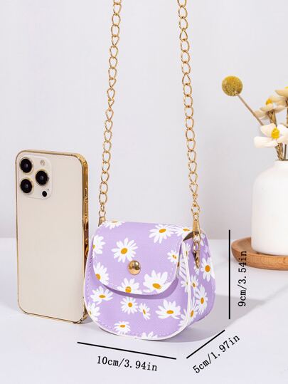 حقيبة صلبة للكتف عبر الجسم صغيرة المقاس للفتيات، مثالية للاستخدام اليومي كحافظة سماعات الأذن، أو محفظة النقود، أو حقيبة الكتف السرج. اختيار مثالي للهدية.