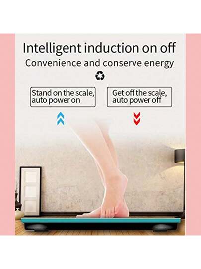 ميزان الجسم الذكي المتصل بتطبيق بلوتوث المحمول، جهاز قياس وزن إلكتروني دقيق للصالات الرياضية والحرق الدهون في المنزل والبيوت الجامعية