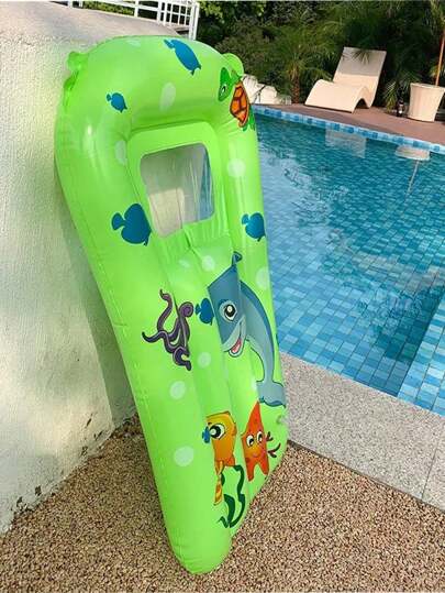 لوح عائم قابل للنفخ للأطفال قطعة واحدة، لعبة تعليم السباحة في الماء للاحتفالات المائية