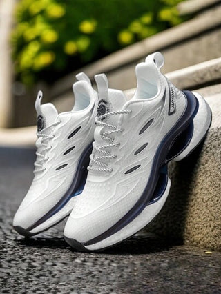 أحذية رياضية رجالية خفيفة الوزن تهوية للصيف 2024 الجديدة، أحذية جري مرتفعة للرجال مناسبة للارتداء مع السراويل الجينزرمضان