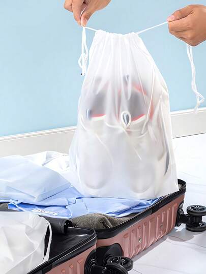 1/5/10 حقائب تخزين الأحذية مع حبل ، أكياس بوت شفافة للسفر ، أكياس تعبئة بوت مقاومة للماء متعددة الوظائف لتخزين الأحذية للرجال والنساء ، لوازم السفر ، إمدادات التخزين المنزلي والزينة ، ديكور المناسبات ، ديكور الغرفة ، ملابس أنيقة ، بوت