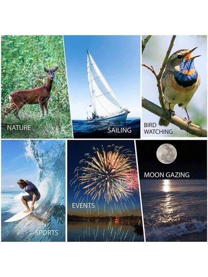 تلسكوب أحادي المنظار 80x100 عالي الدقة وبقوة تكبير قابل للنقل بعيد المدى للصيد والتخييم