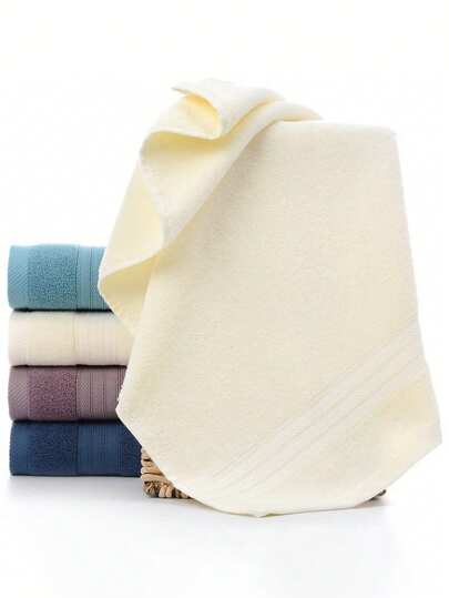 4 قطع مناشف ، صديقة للبشرة ، امتصاصية عالية ، مناشف وجه سريعة الجفاف مناسبة للاستخدام المنزلي