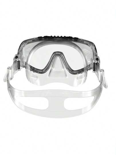 MYSTYLE قناع غطس 3-نوافذ للبالغين، قناع PVC للغطس ومكافحة الضباب مع نظارات سباحة غير متسربة مع غطاء الأنف، معدات الغطس مناسبة للغطس، الغوص الحر والسباحة