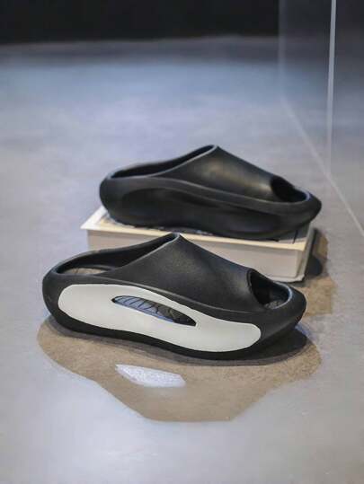 شباشب رجالية مريحة ومانعة للانزلاق ، صندل رياضي عصري للمشي في الهواء الطلق ، مع نعل سميك من Eva ، شرائح الشاطئ