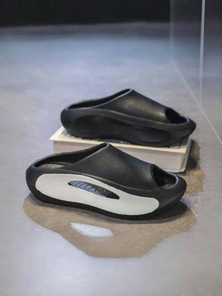 شباشب رجالية مريحة ومانعة للانزلاق ، صندل رياضي عصري للمشي في الهواء الطلق ، مع نعل سميك من Eva ، شرائح الشاطئ