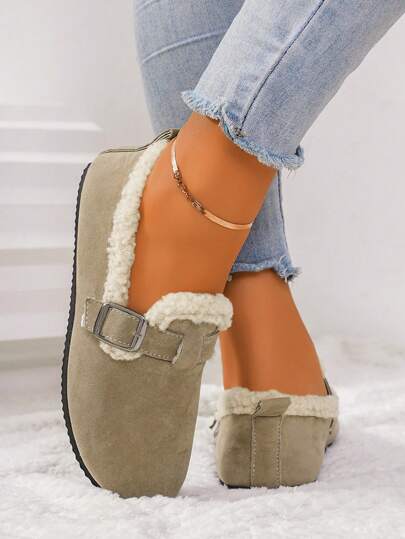 أحذية بوط بغطاء كرة خارجي مسطح جديد، بسيطة متعددة الاستخدامات مريحة كاجوال، أحذية نسائية كاجوال سهلة الارتداد