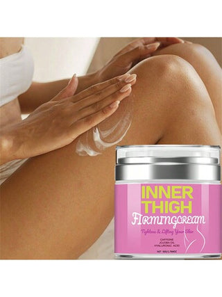 Noiwey كريم لتخسيس الفخذ الداخلي 50جم بزيت الخروع، العسل والكافيين، كريم لتخسيس وتغذية الفخذ الداخلي، رفع الفخذ الداخلي، كريم للعناية بجلد الجسم النسائي لتشديد وشد البشرة، كريم شد وتخسيس للبشرة الترهلة للفخذ الداخلي، المؤخرة، البطن والذراعين