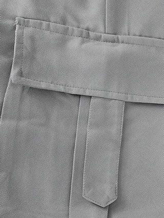 Manfinity EMRG بنطلون رجالي فضفاض بجيوب طية بخصر مطاطي مع أربطة