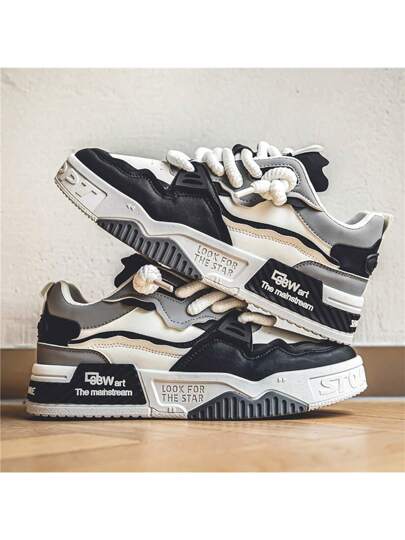 حذاء رياضي منخفض الأنيقة للرجال الجدد والمراهقين، مضاد للانزلاق والقابل للارتداء في جميع فصول السنة