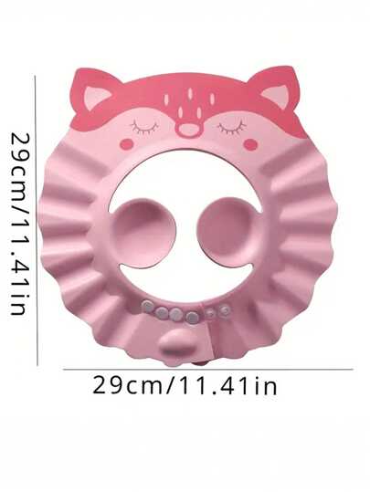 غطاء واقي الأذن لغسل شعر الأطفال في الحمام قطعة واحدة، أداة حمام بسيطة ومريحة (مصنوعة من مادة إيفا وليس مادة السيليكون، الحجم 11.41 ل * 11.41 ل)