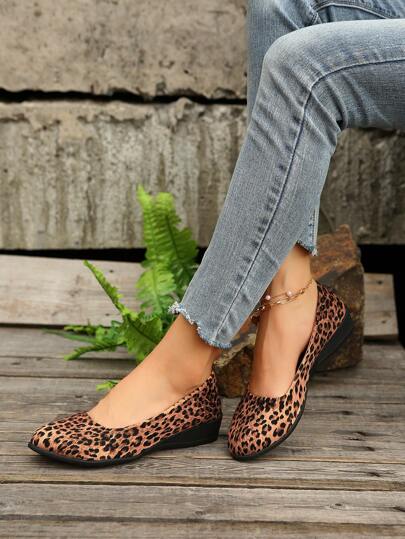 أحذية نسائية مسطحة مع شريط مطاطي، أحذية كاجوال رسمية ذات كعب عالي عصرية، أحذية لوفر بكعب متوسط