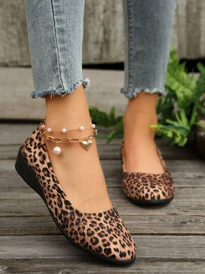 أحذية نسائية مسطحة مع شريط مطاطي، أحذية كاجوال رسمية ذات كعب عالي عصرية، أحذية لوفر بكعب متوسط