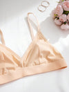 Shein Underwear&Sleepwear Basics صدرية نسائية غير مسلكية بحمالة سباغيتي بلون سادة، 5 قطع