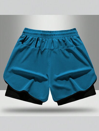 3 أزواج من شورتات الرجال التنفسية السريعة الجفاف للرياضة ، بنطلون رياضي صيفي للجري