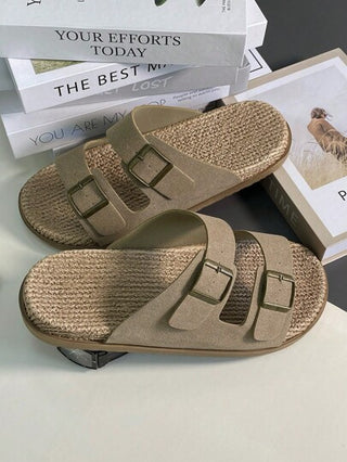 DISARCON صنادل رجالية عصرية متعددة الوظائف للرجال في فصل الصيف ، حجم كبير رجالي مريحة مزودة بإبزيم مزدوج قابل للتعديل ، كاجوال للخارج مانعة لالانزلاق وتنفس مناسبة للشاطئ