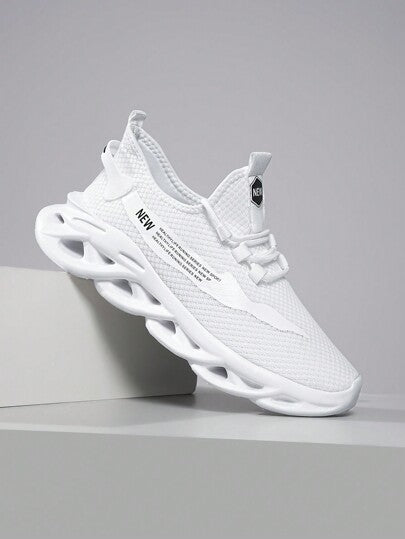 أحذية رجالية كاجوال موضة عام 2025، علوي من قماش الشبكة التنفسي بتصميم حرفي، أسفل سميك، إصبع قدم دائري، تلوين كتل، مناسبة للعطلات الصيفية، للأزواج، أحذية رياضية متعددة الاستخدامات