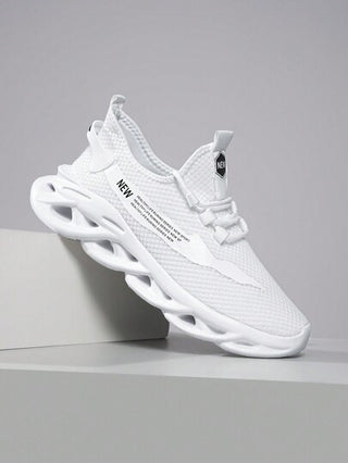 أحذية رجالية كاجوال موضة عام 2025، علوي من قماش الشبكة التنفسي بتصميم حرفي، أسفل سميك، إصبع قدم دائري، تلوين كتل، مناسبة للعطلات الصيفية، للأزواج، أحذية رياضية متعددة الاستخدامات