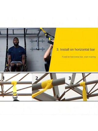 قطعة واحدة من طقم أربطة المقاومة أدوات تدريب بالتعليق المنزلي ملحقات للصالة الرياضية