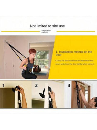 قطعة واحدة من طقم أربطة المقاومة أدوات تدريب بالتعليق المنزلي ملحقات للصالة الرياضية