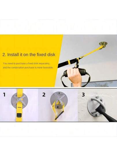 قطعة واحدة من طقم أربطة المقاومة أدوات تدريب بالتعليق المنزلي ملحقات للصالة الرياضية