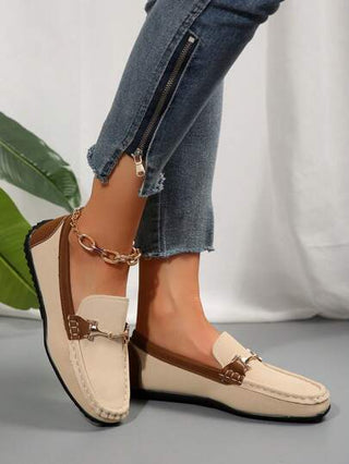 حذاء كاجوال أنيق غير محدد الجنس بني لوفر يدوي للنساء عالي الجودة والحداثة لجميع المواسم