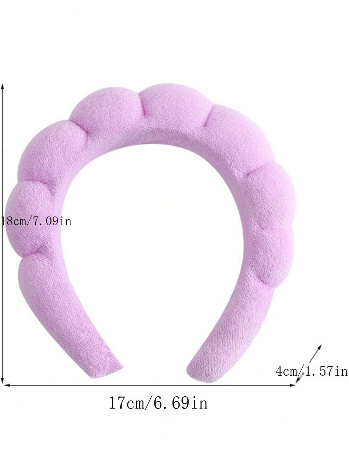 حلق شعر إسفنجي أزرق للفتيات ، بتصميم عالي الجودة من الفيلفيت ، حزام رأس بسيط للماكياج / إزالة الماكياج / غسل الوجه ، حلق شعر حمام جميل